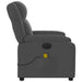 Electric Massage Recliner Chair Dark Grey Fabric Txbpipl
