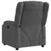 Electric Massage Recliner Chair Dark Grey Fabric Txbpipl