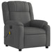 Electric Massage Recliner Chair Dark Grey Fabric Txbpipl