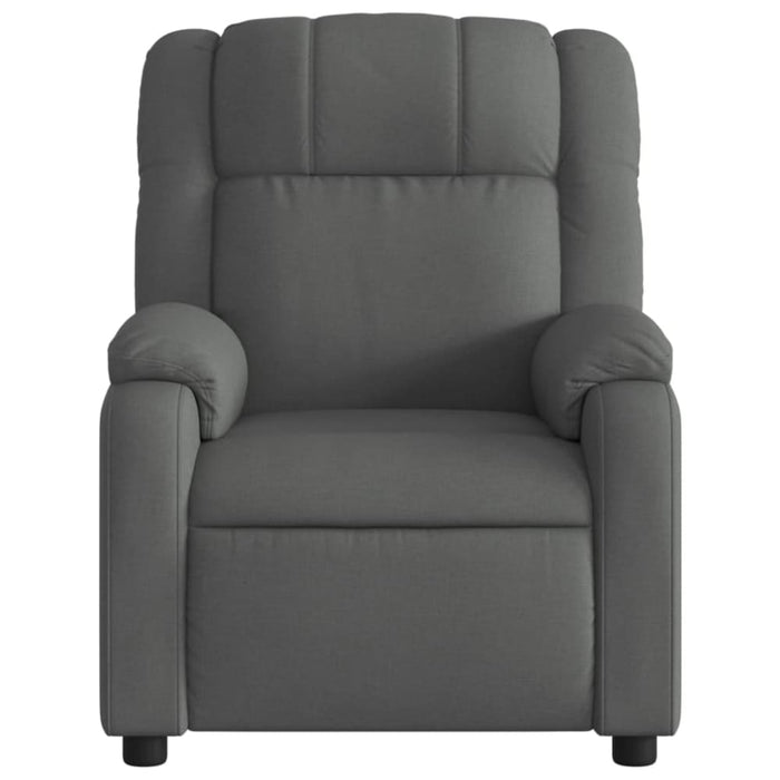 Electric Massage Recliner Chair Dark Grey Fabric Txbpipl