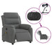 Electric Massage Recliner Chair Dark Grey Fabric Txbpitb