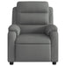 Electric Massage Recliner Chair Dark Grey Fabric Txbpitb