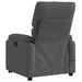 Electric Massage Recliner Chair Dark Grey Fabric Txbplkt