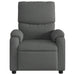 Electric Massage Recliner Chair Dark Grey Fabric Txbplkt