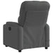 Electric Massage Recliner Chair Dark Grey Fabric Txbplln