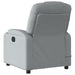 Electric Massage Recliner Chair Light Grey Fabric Txbppxb