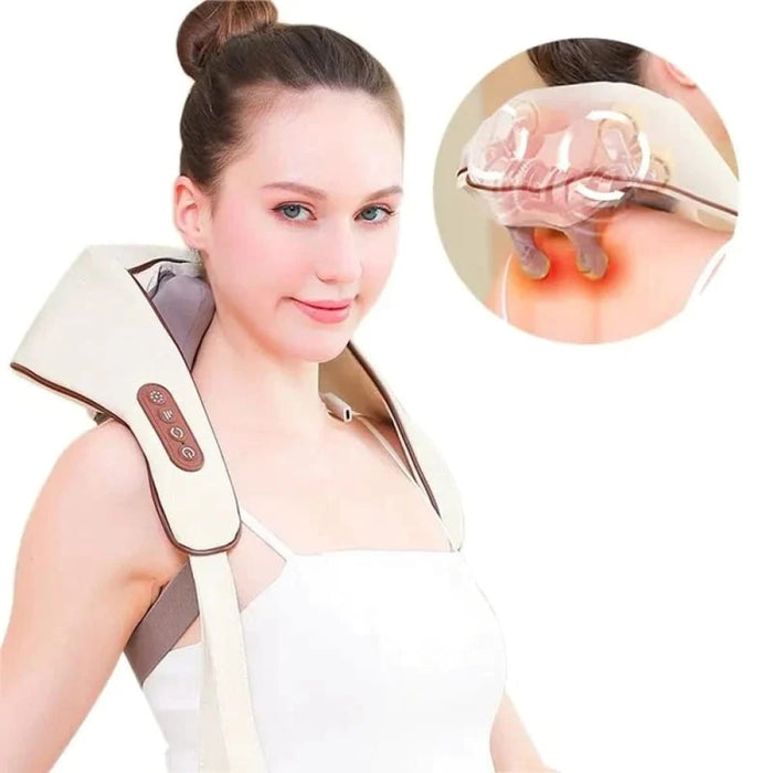 Electric Neck And Shoulder Massager With Air Compression