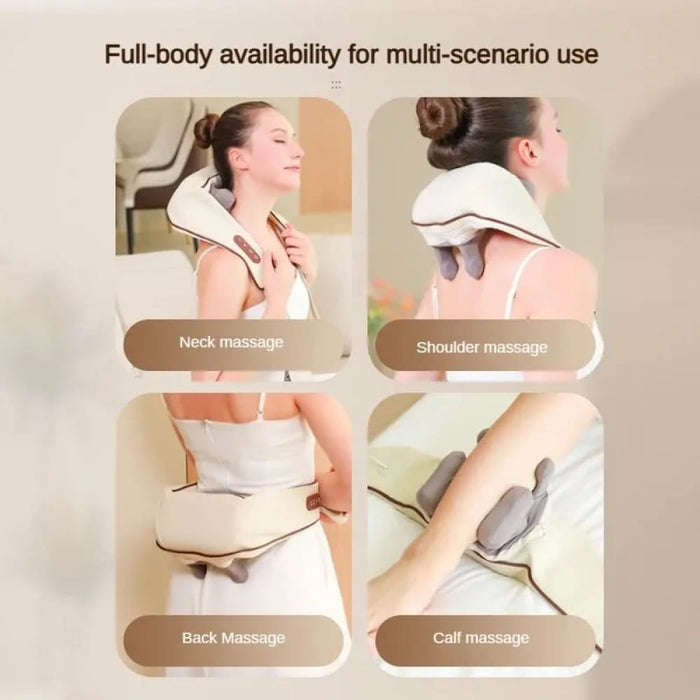 Electric Neck And Shoulder Massager With Air Compression