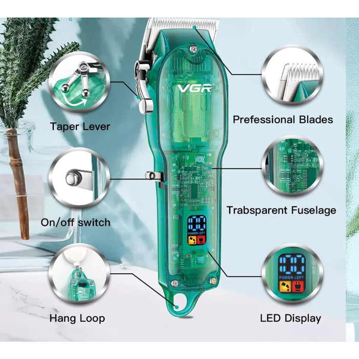 Electric Rechargeable Adjustable Cordless Hair Trimmer