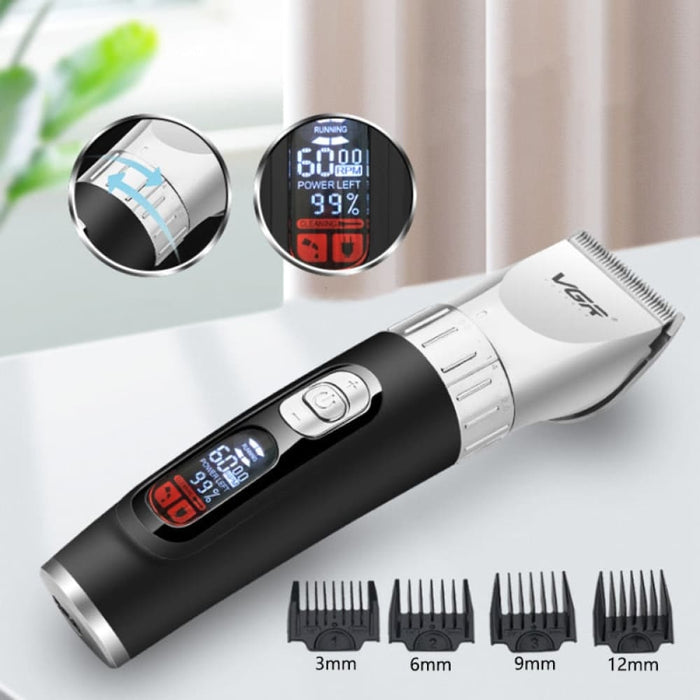 Electric Rechargeable Cordless 5 - speed Beard Hair Trimmer