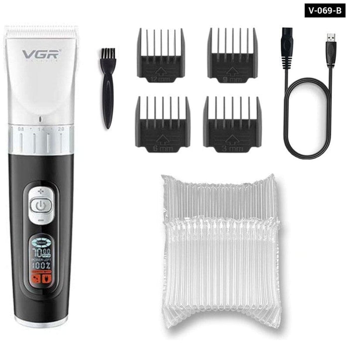 Electric Rechargeable Cordless 5-speed Beard Hair Trimmer
