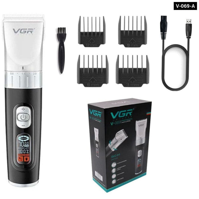 Electric Rechargeable Cordless 5-speed Beard Hair Trimmer