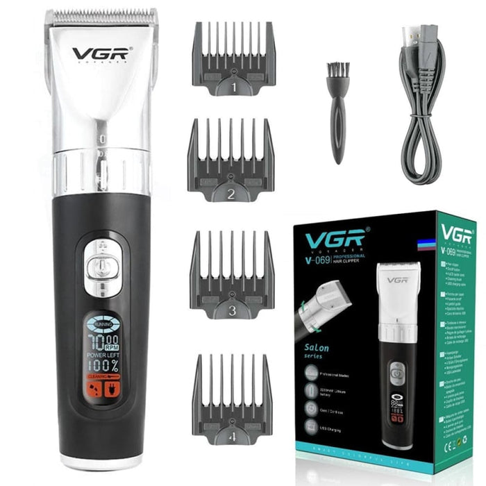 Electric Rechargeable Cordless 5-speed Beard Hair Trimmer