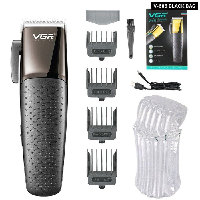 Electric Rechargeable Cordless Adjustable Hair Clipper