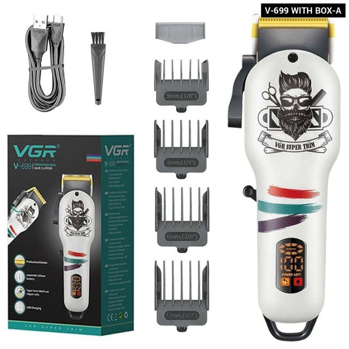 Electric Rechargeable Cordless Hair Trimmer For Men