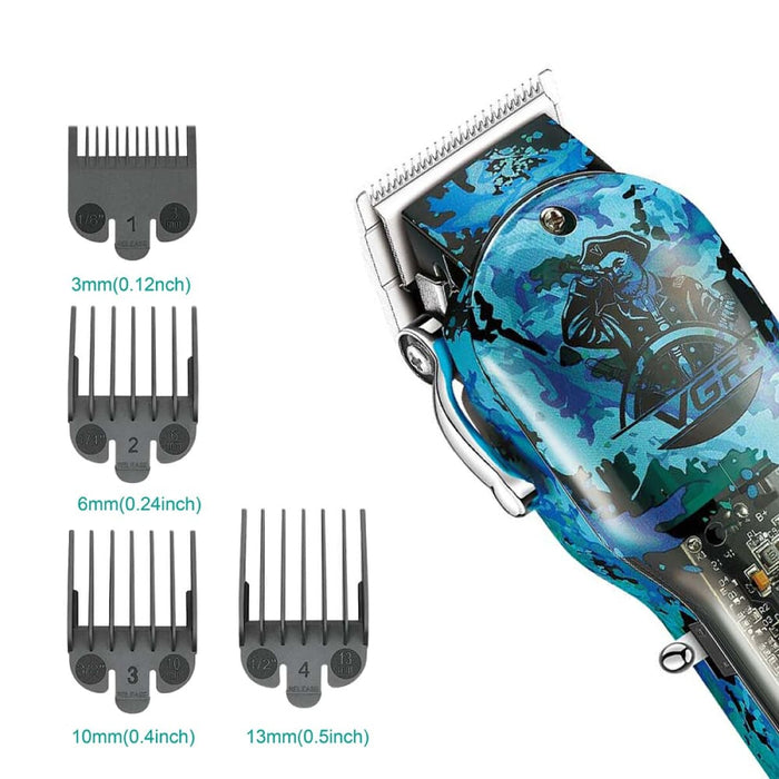 Electric Rechargeable Cordless Transparent Hair Cut Trimmer
