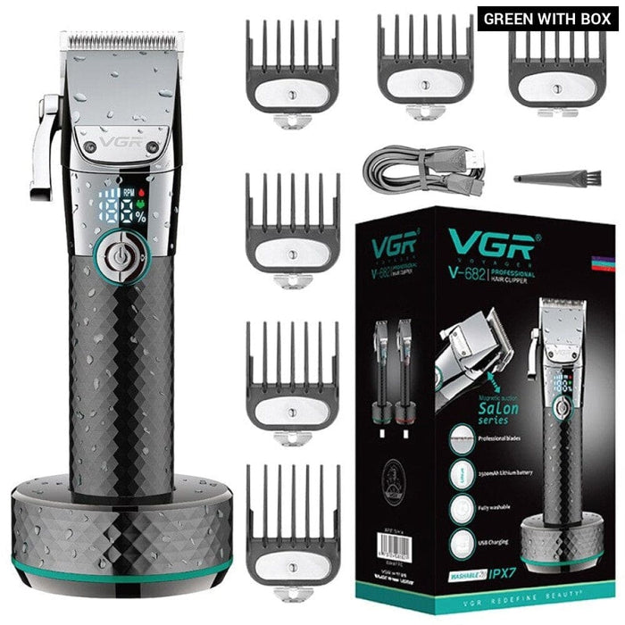 Electric Rechargeable Cordless Washable Beard Hair Trimmer