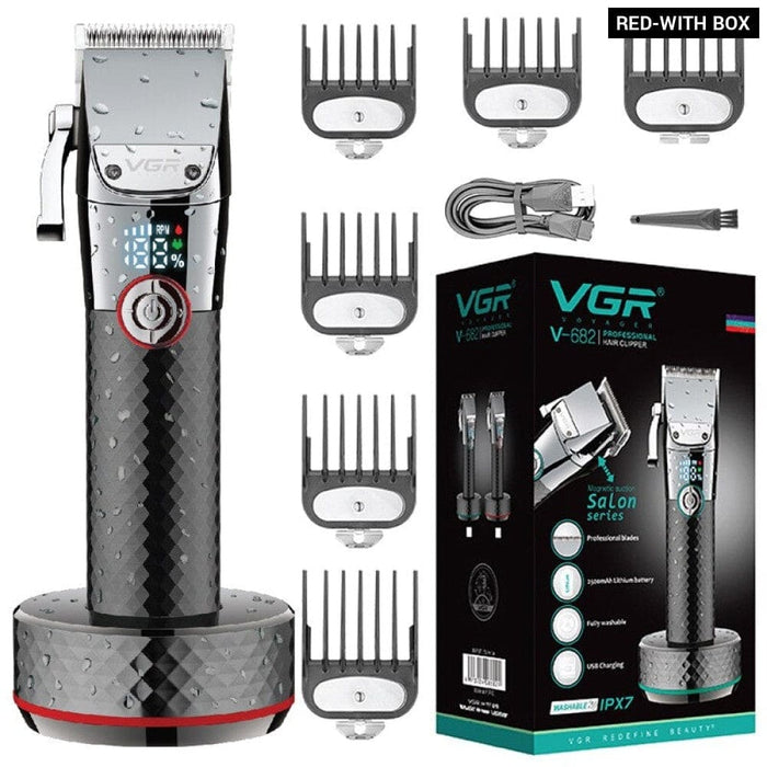 Electric Rechargeable Cordless Washable Beard Hair Trimmer