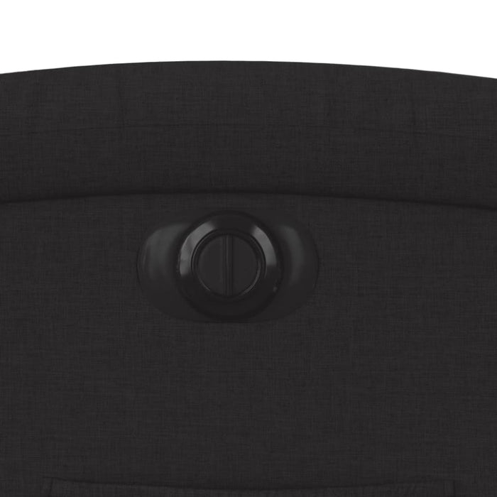 Electric Recliner Chair Black Fabric Txbpaxx