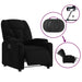 Electric Recliner Chair Black Fabric Txbplon