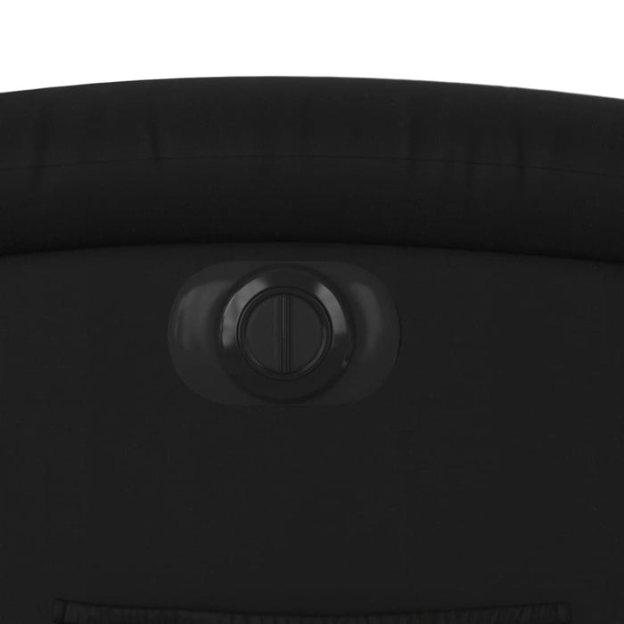 Electric Recliner Chair Black Faux Leather Txbpapb