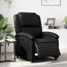Electric Recliner Chair Black Faux Leather Txbpapb