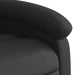 Electric Recliner Chair Black Real Leather Txbpaia