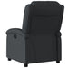 Electric Recliner Chair Black Real Leather Txbpaia