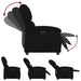 Electric Recliner Chair Black Velvet Txbpaki