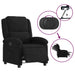 Electric Recliner Chair Black Velvet Txbpaki