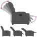 Electric Recliner Chair Dark Grey Fabric Txbploi