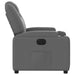 Electric Recliner Chair Dark Grey Fabric Txbppoi