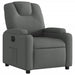 Electric Recliner Chair Dark Grey Fabric Txbppoi