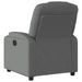 Electric Recliner Chair Dark Grey Fabric Txbppoi