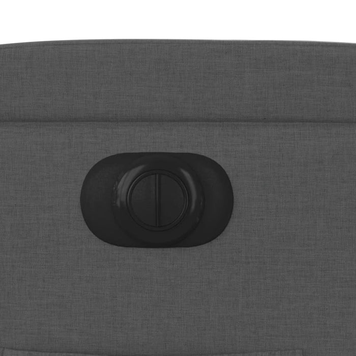 Electric Recliner Chair Dark Grey Fabric Txbppoi