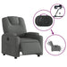Electric Recliner Chair Dark Grey Fabric Txbppoi