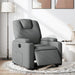 Electric Recliner Chair Dark Grey Fabric Txbppoi