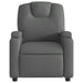 Electric Recliner Chair Dark Grey Fabric Txbppoi
