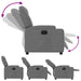 Electric Recliner Chair Dark Grey Fabric Txbppoi