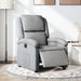 Electric Recliner Chair Light Grey Fabric Txbpaxb
