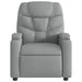 Electric Recliner Chair Light Grey Fabric Txbplol