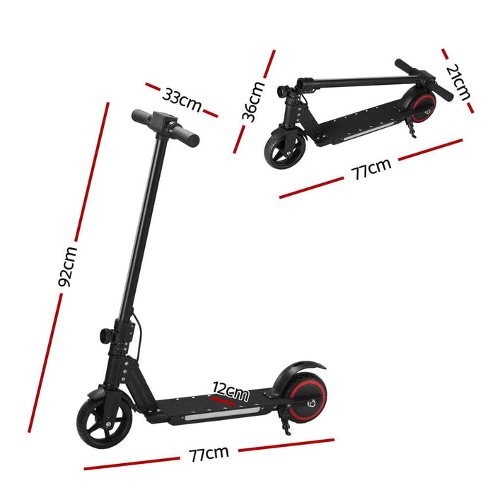 Electric Scooter 130w 16km/h Led Light Folding Portable