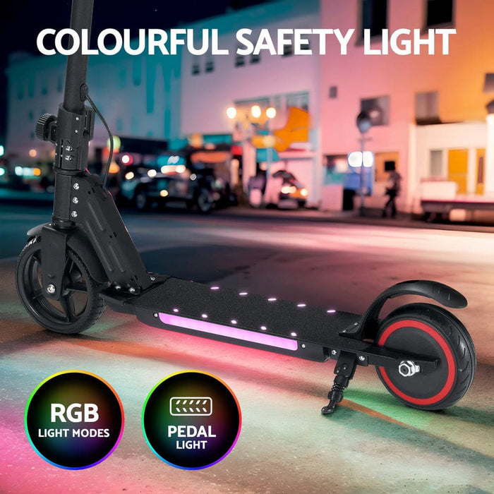 Electric Scooter 130w 16km/h Led Light Folding Portable
