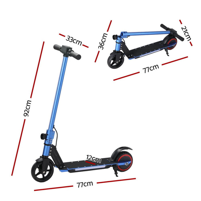 Electric Scooter 130w 16km/h Led Light Folding Portable