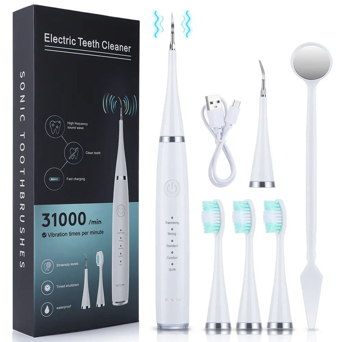 Electric Sonic Toothbrush Kit for Whitening and Cleaning
