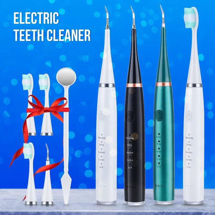 Electric Sonic Toothbrush Kit for Whitening and Cleaning