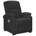 Electric Stand Up Massage Chair Black Faux Leather Topxtaa
