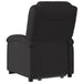Electric Stand Up Massage Recliner Chair Black Fabric
