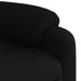 Electric Stand Up Massage Recliner Chair Black Fabric