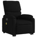 Electric Stand Up Massage Recliner Chair Black Fabric